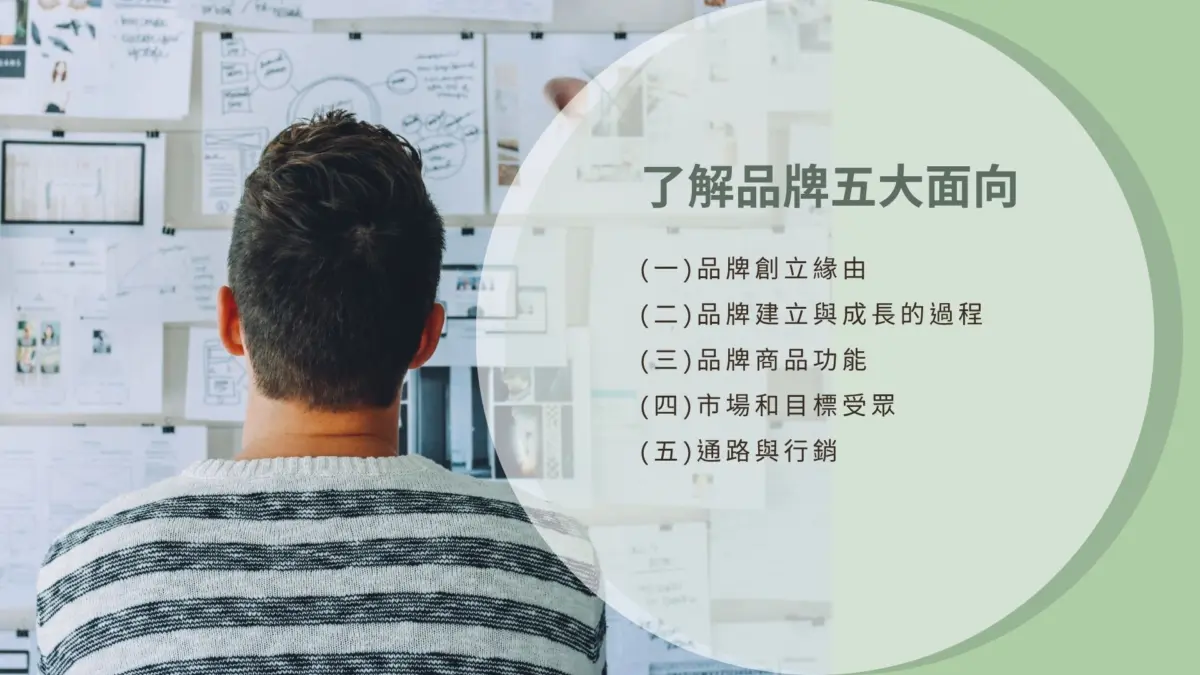 了解品牌五大面向